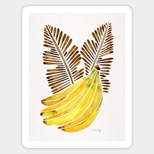 Sepia Bananas Sticker